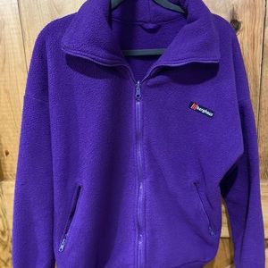 Purple fleece women’s large